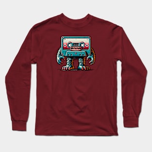 Cassette Monster 🎵 Retro 80s Nostalgia Long Sleeve T-Shirt